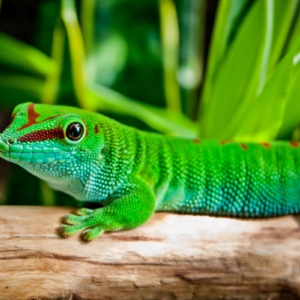 gecko diurno gigante de madagascar